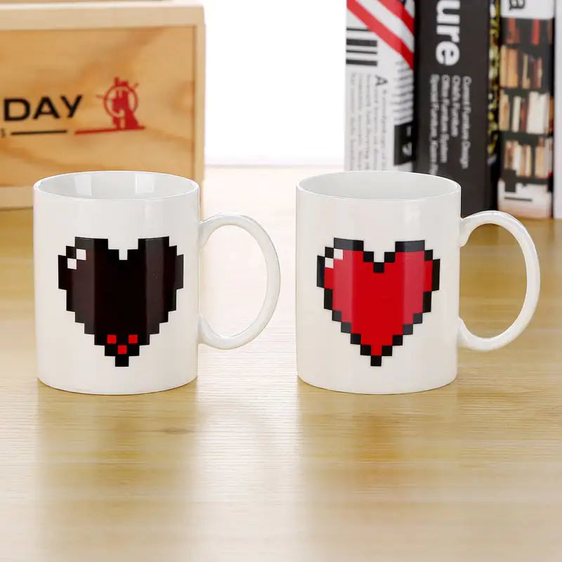 Color Changing Heart Mug