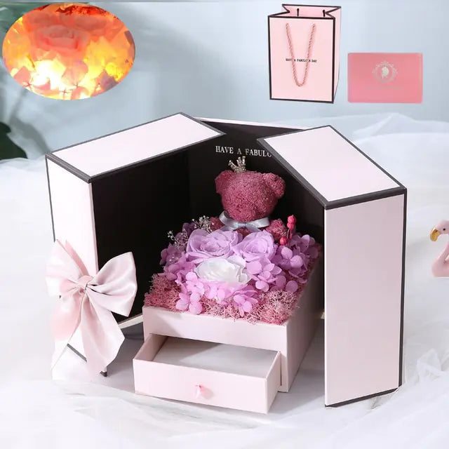 Eternal Rose Flower Gift Box