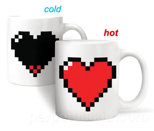 Color Changing Heart Mug