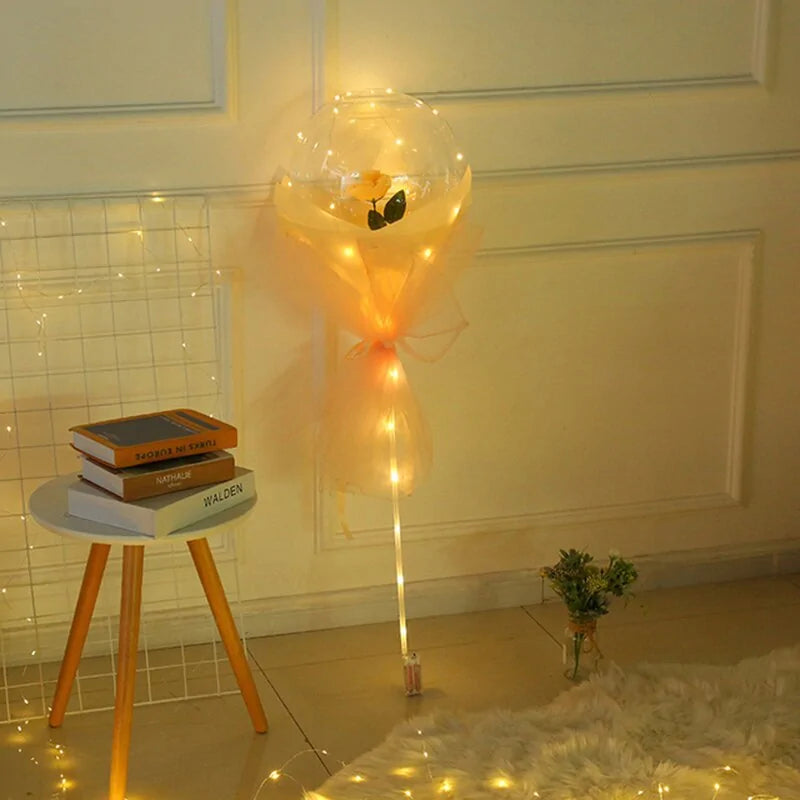 LED Rose Balloon Bouquet