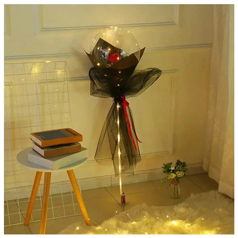 LED Rose Balloon Bouquet