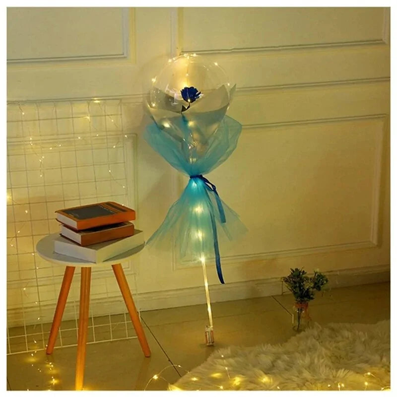 LED Rose Balloon Bouquet